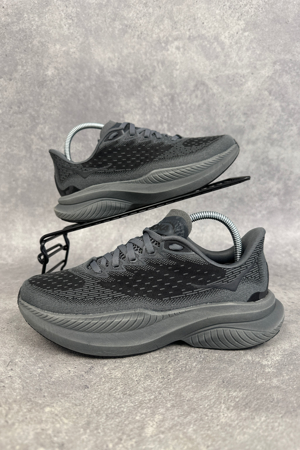 Hoka Mach 6 Women’s Running Shoes UK 4.5 Black Grey