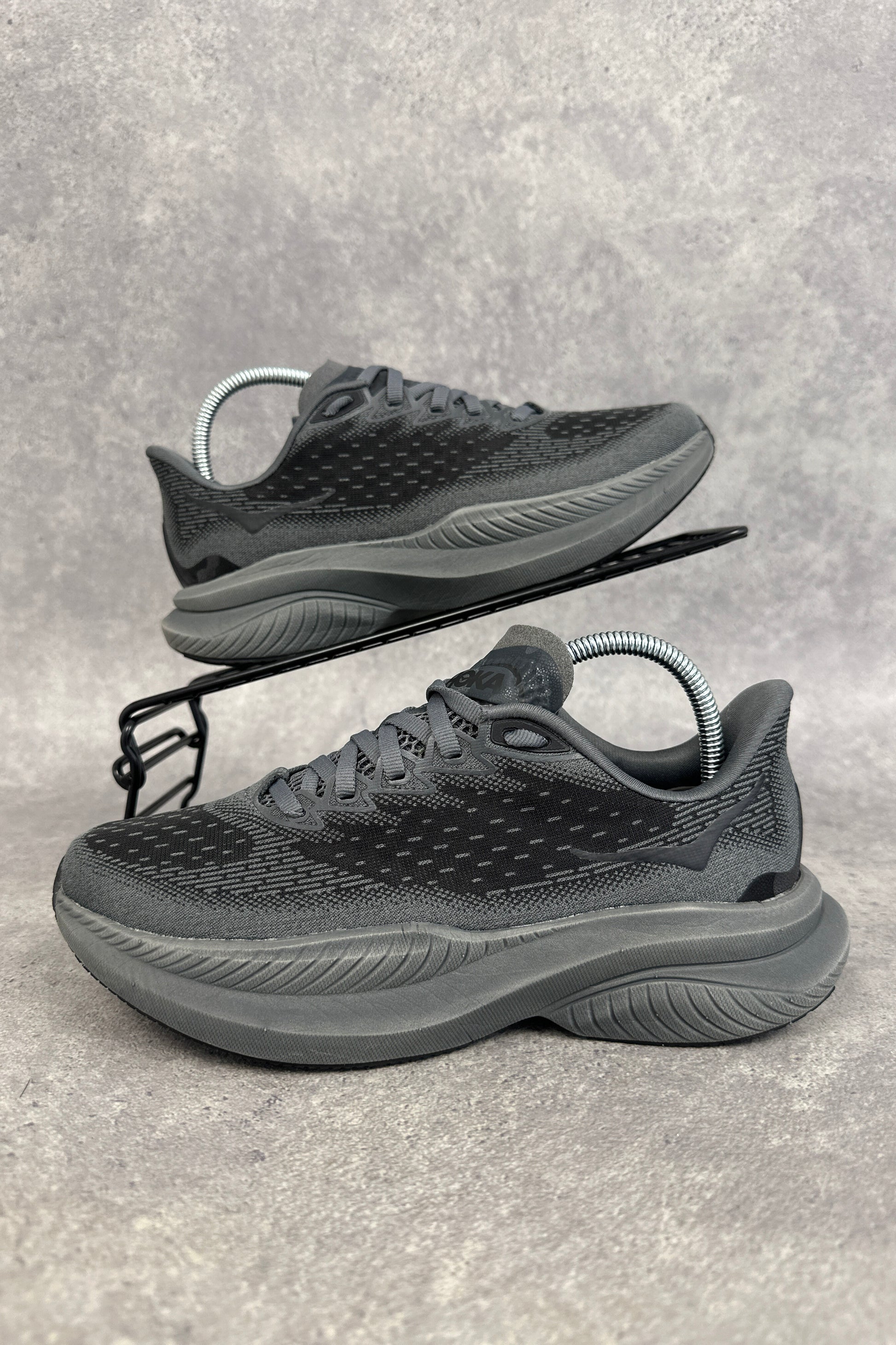 Hoka Mach 6 Women’s Running Shoes UK 4.5 Black Grey
