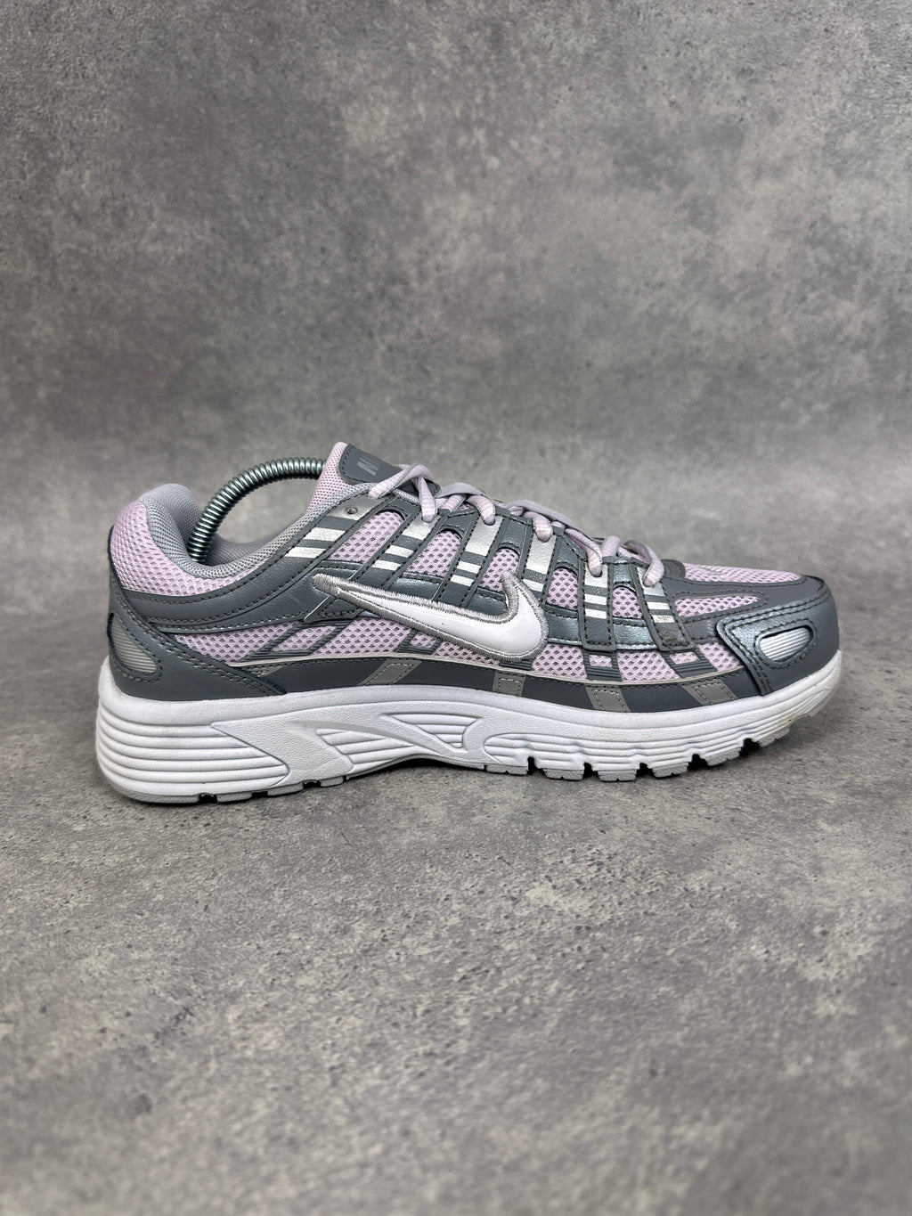 Nike P 6000 Trainers Grey Pink Womens UK6