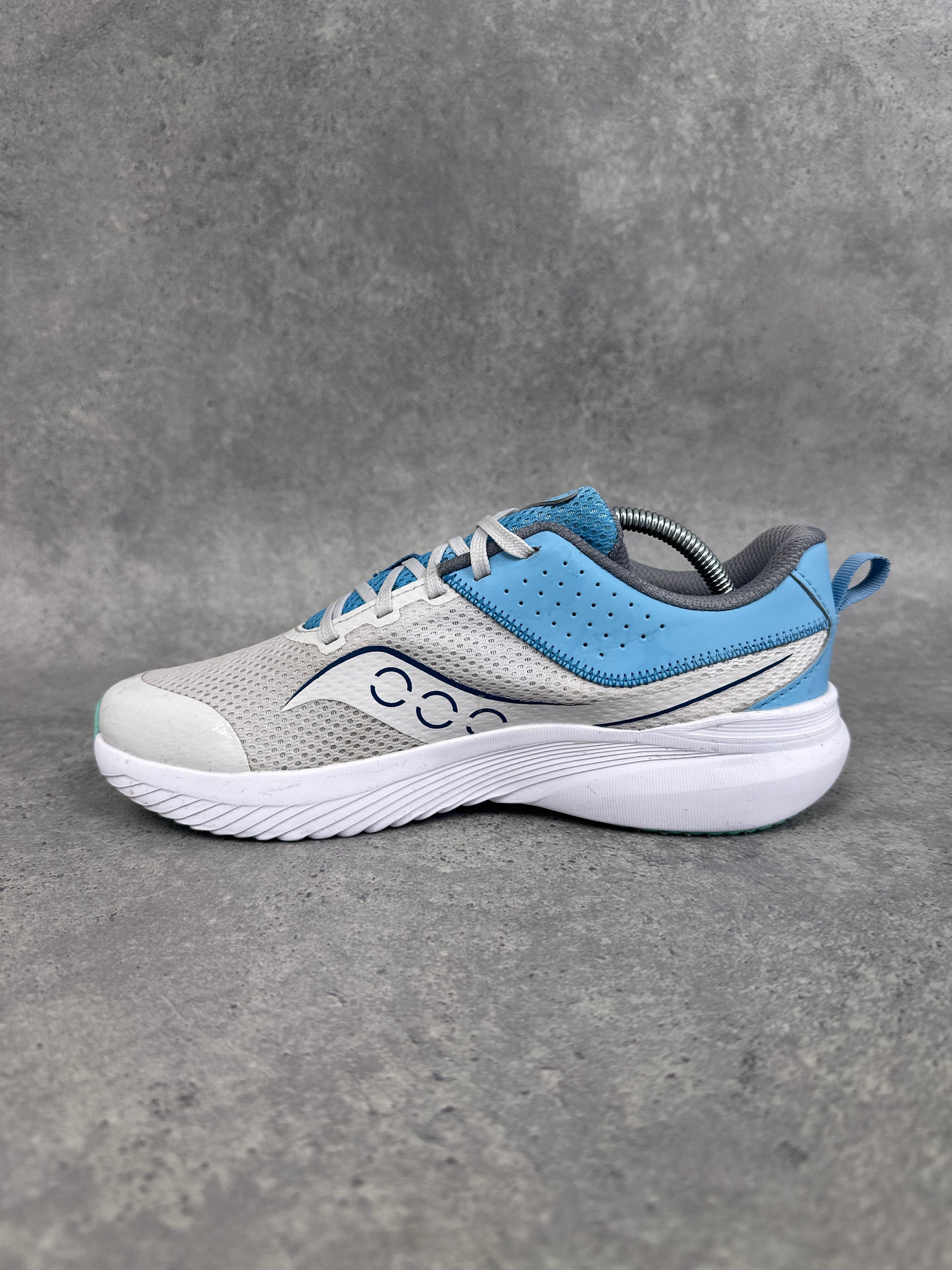 Saucony Kinvara 14 Women’s Running Shoes UK 5 White Blue Aqua