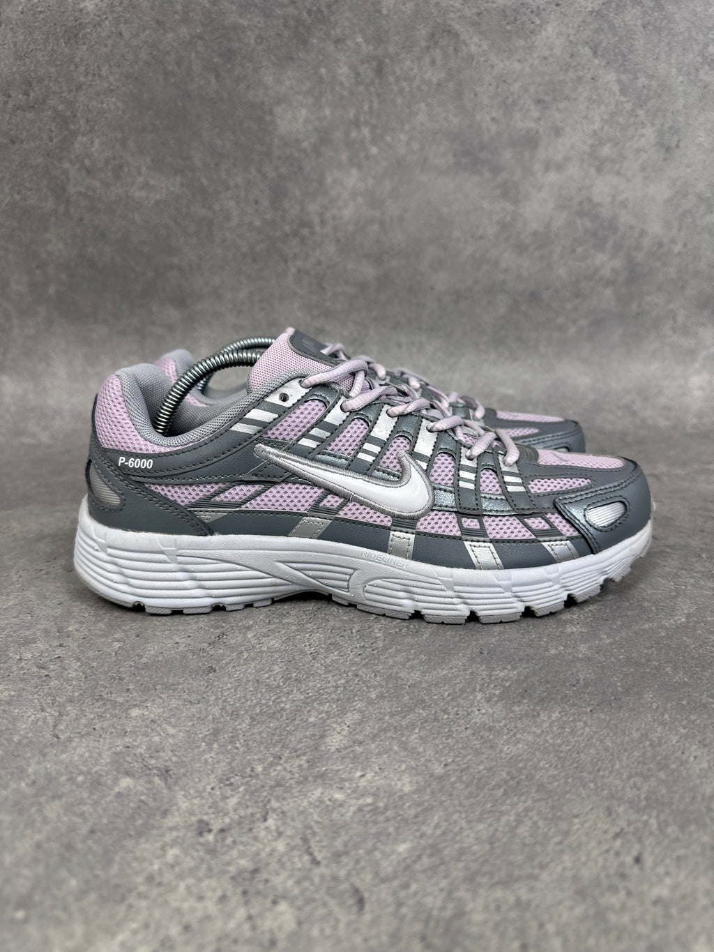 Nike P 6000 Trainers Grey Pink Womens UK6