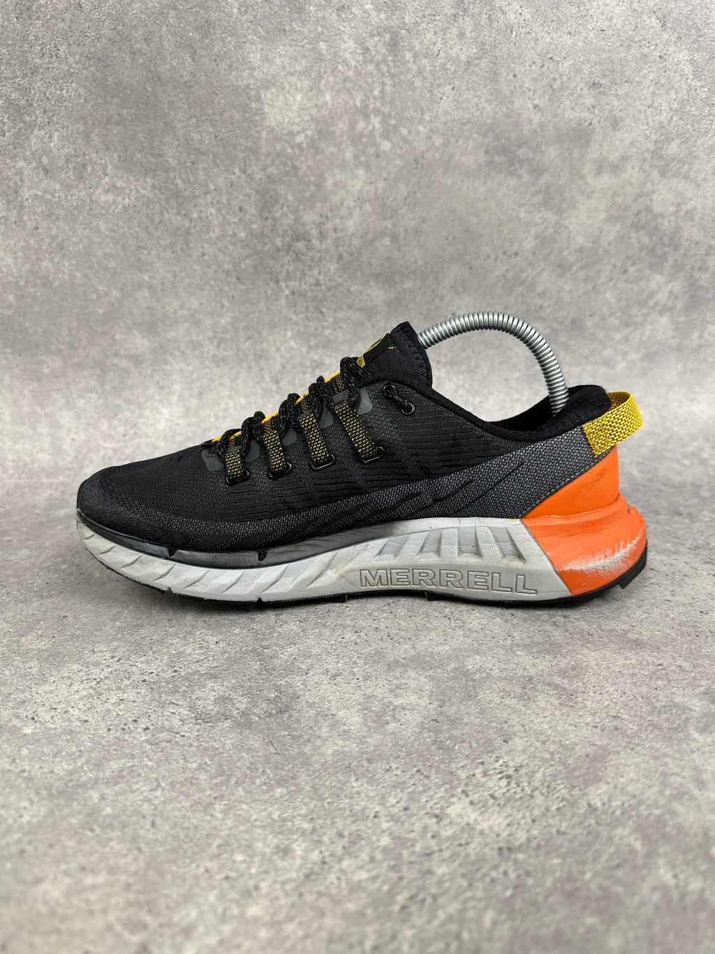 Merrell MTL Long Sky 2 Trail Running Shoes UK 7.5 Black Orange
