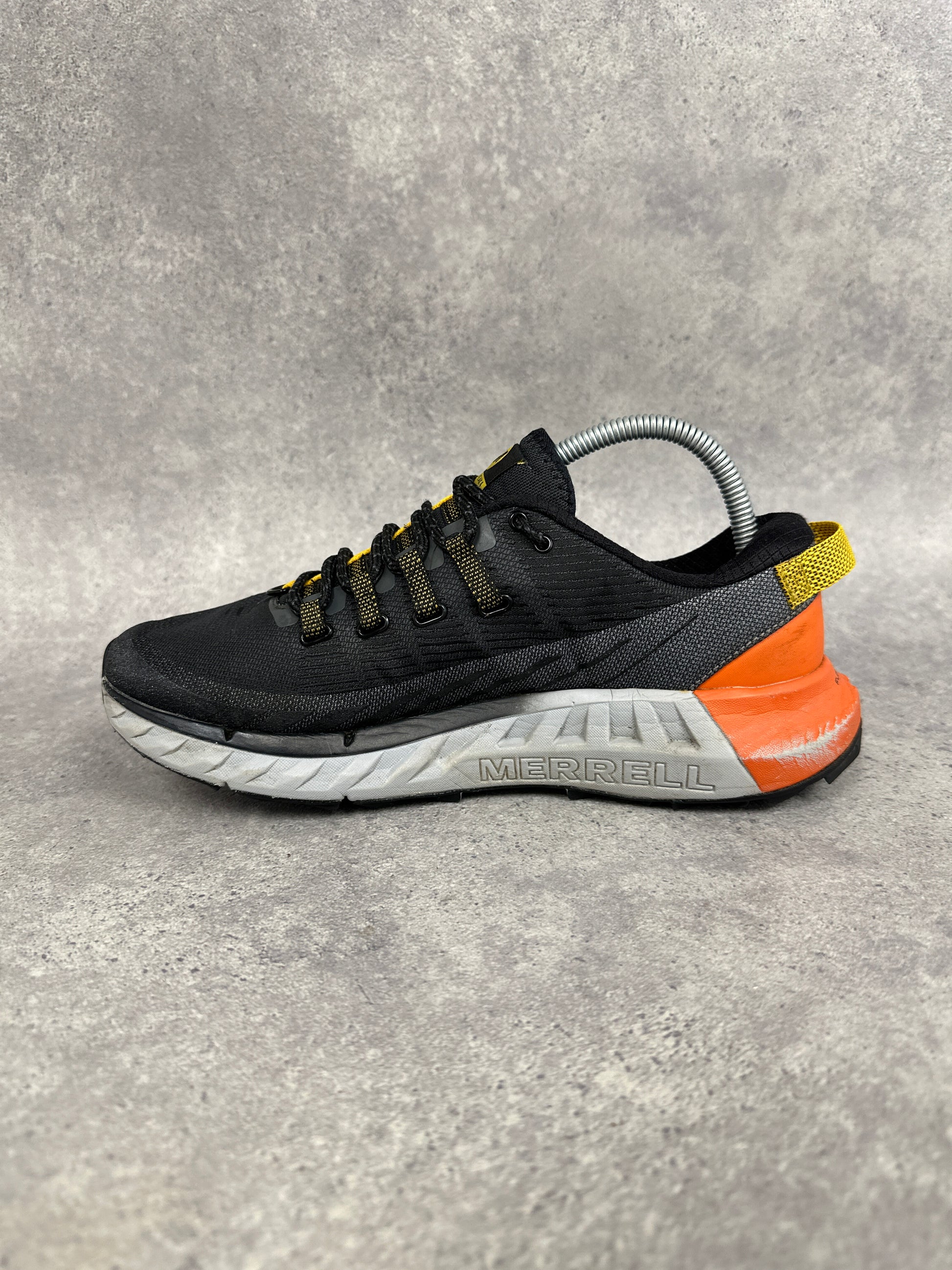 Merrell MTL Long Sky 2 Trail Running Shoes UK 7.5 Black Orange