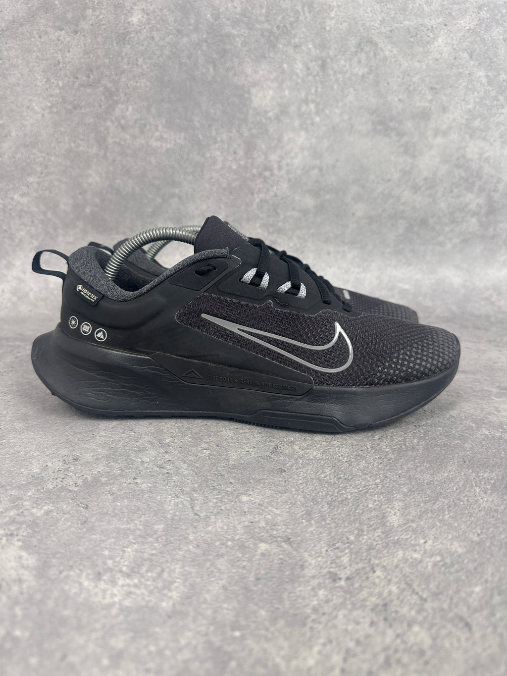 Nike Juniper Trail 2 GTX Trail Running Shoes Black Grey Mens UK8