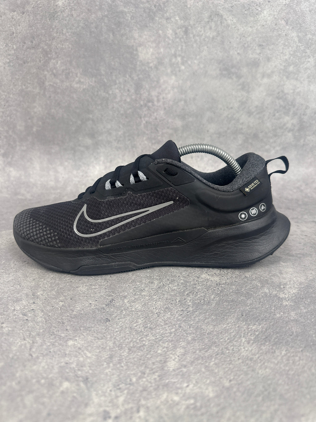 Nike Juniper Trail 2 GTX Trail Running Shoes Black Grey Mens UK8