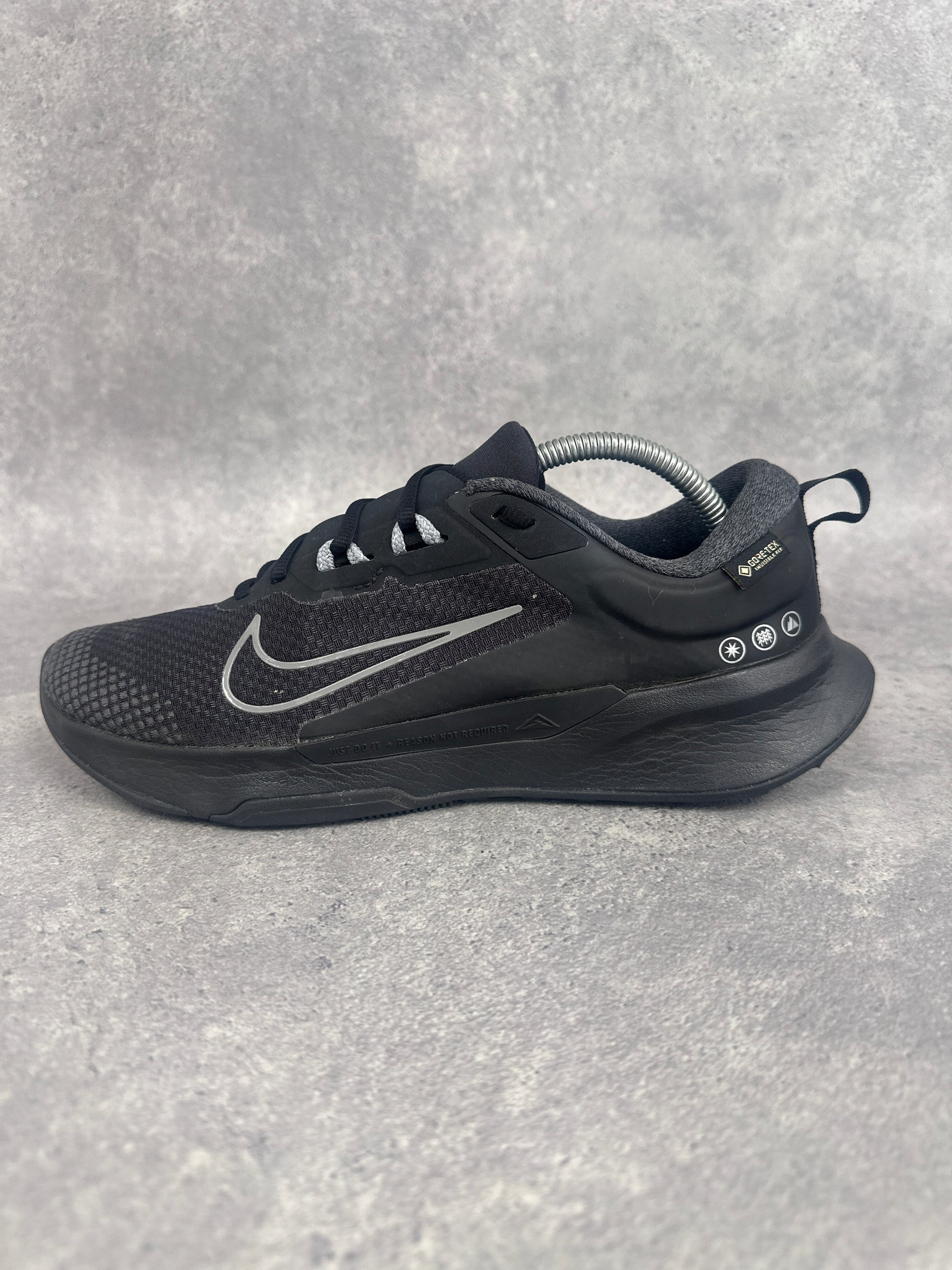 Nike Juniper Trail 2 GTX Trail Running Shoes Black Grey Mens UK8