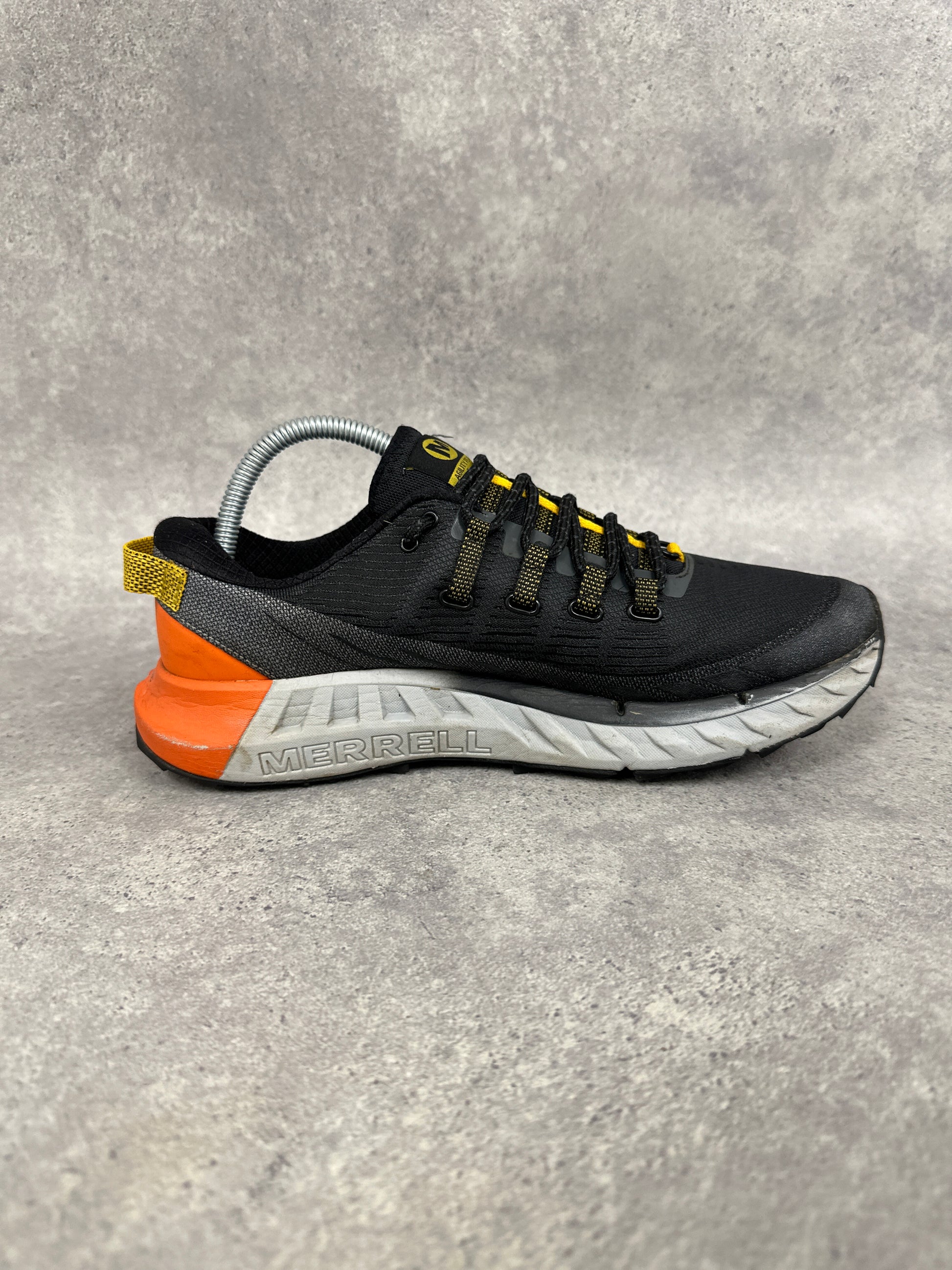 Merrell MTL Long Sky 2 Trail Running Shoes UK 7.5 Black Orange