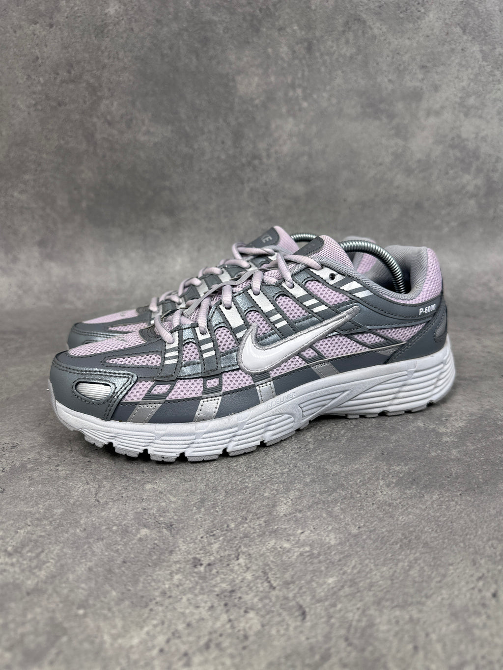Nike P 6000 Trainers Grey Pink Womens UK6