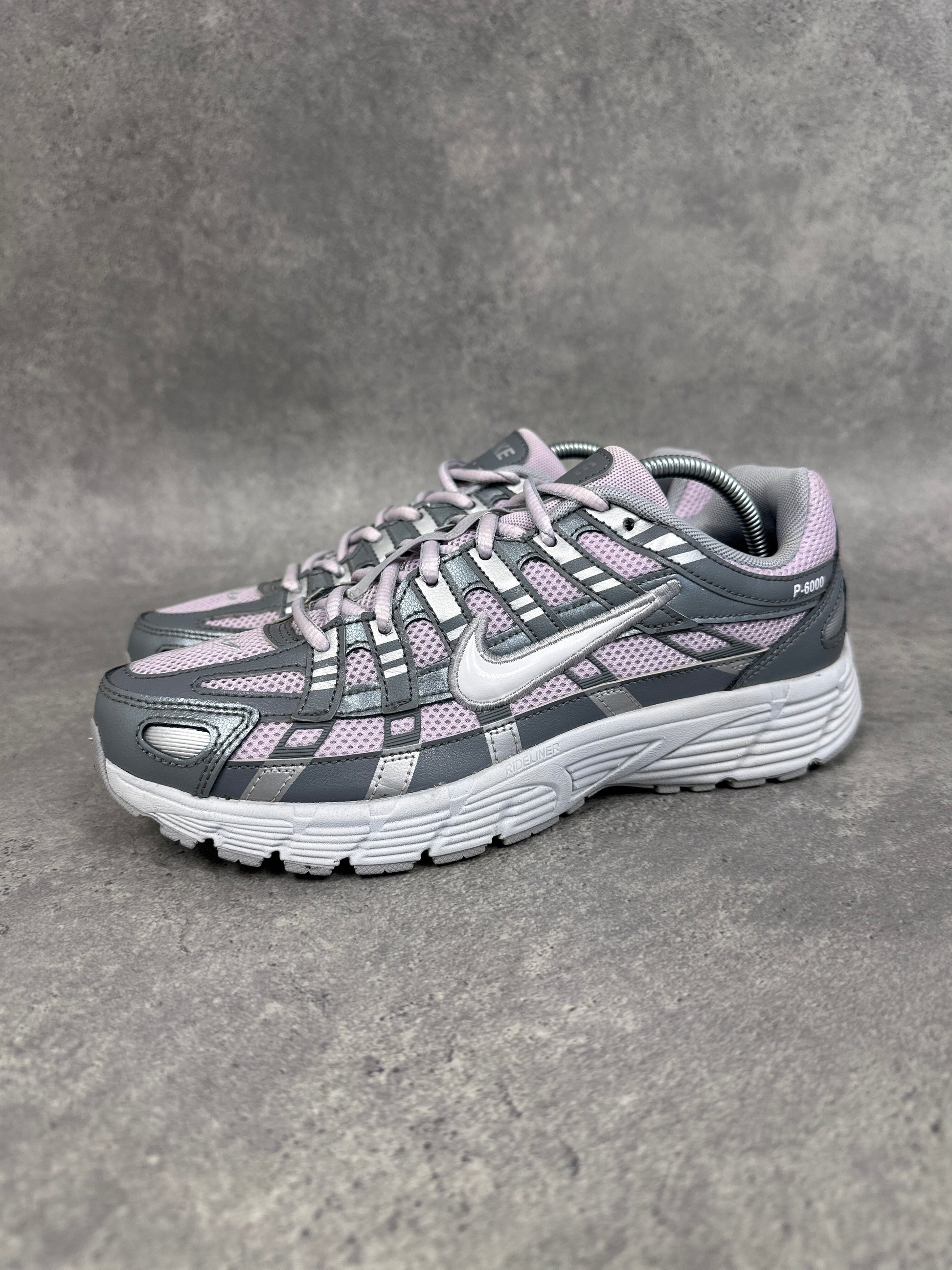 Nike P 6000 Trainers Grey Pink Womens UK6