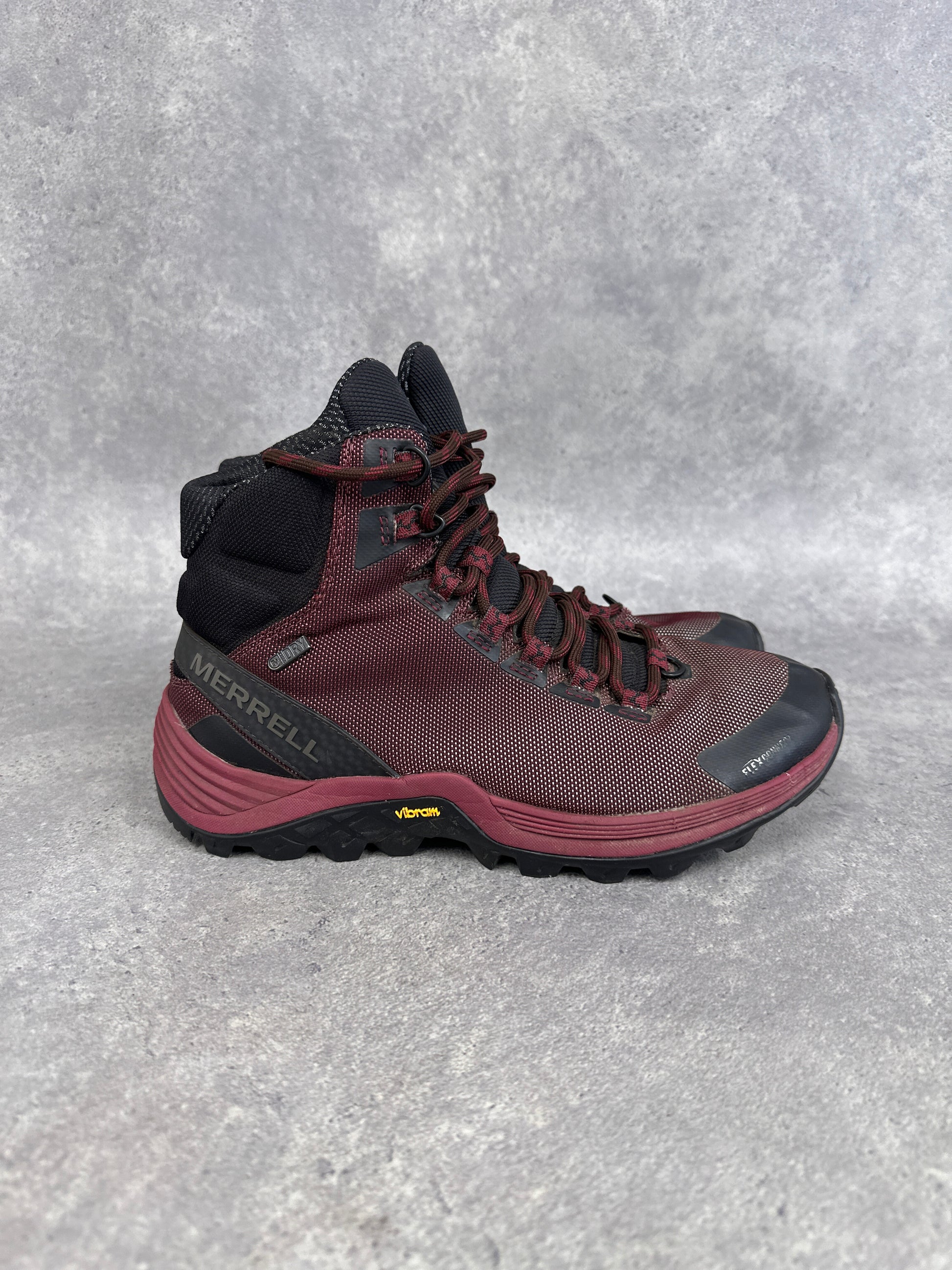 Merrell Bravada Thermo Hiking Boots UK 5.5 Burgundy
