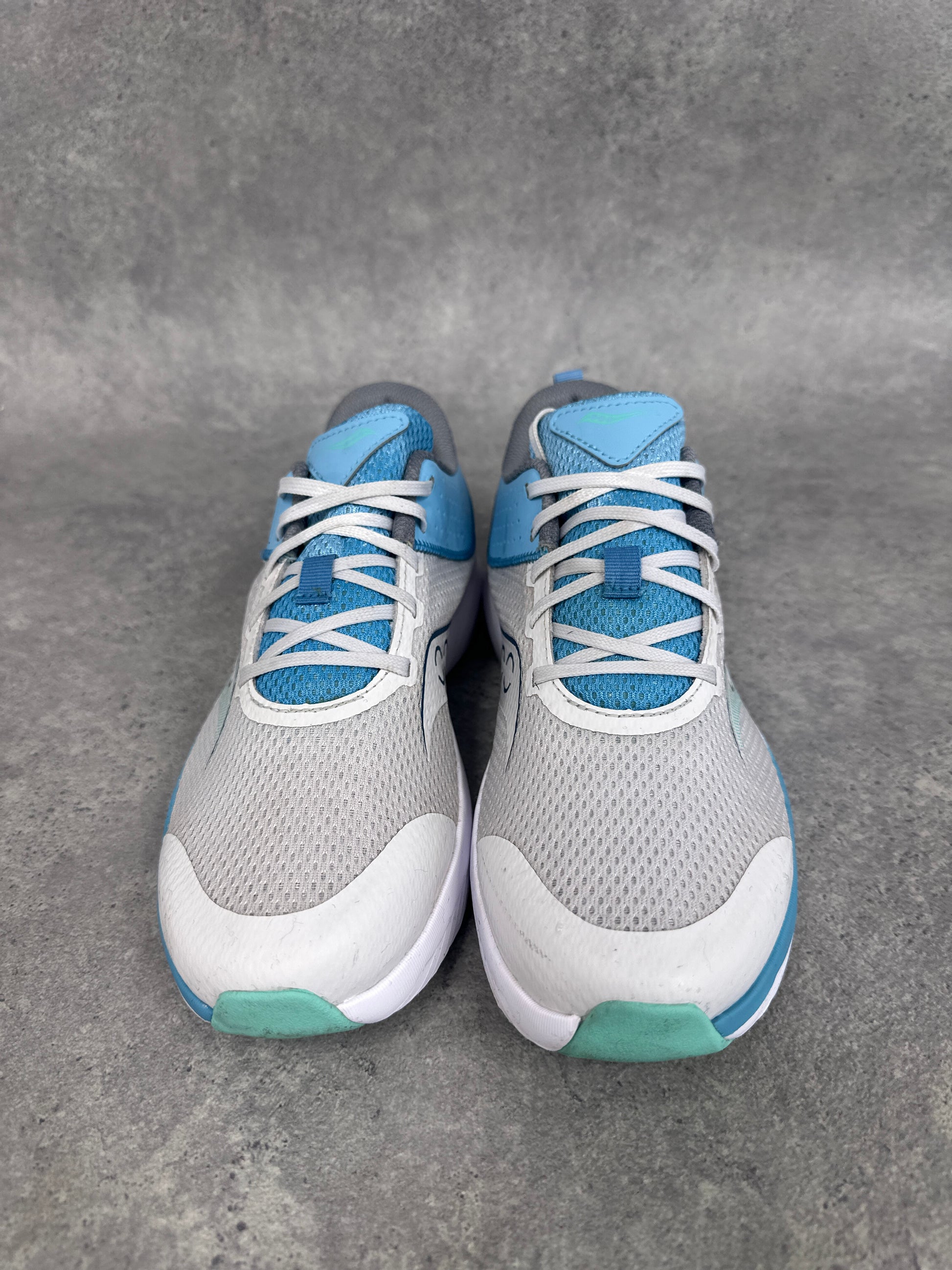 Saucony Kinvara 14 Women’s Running Shoes UK 5 White Blue Aqua