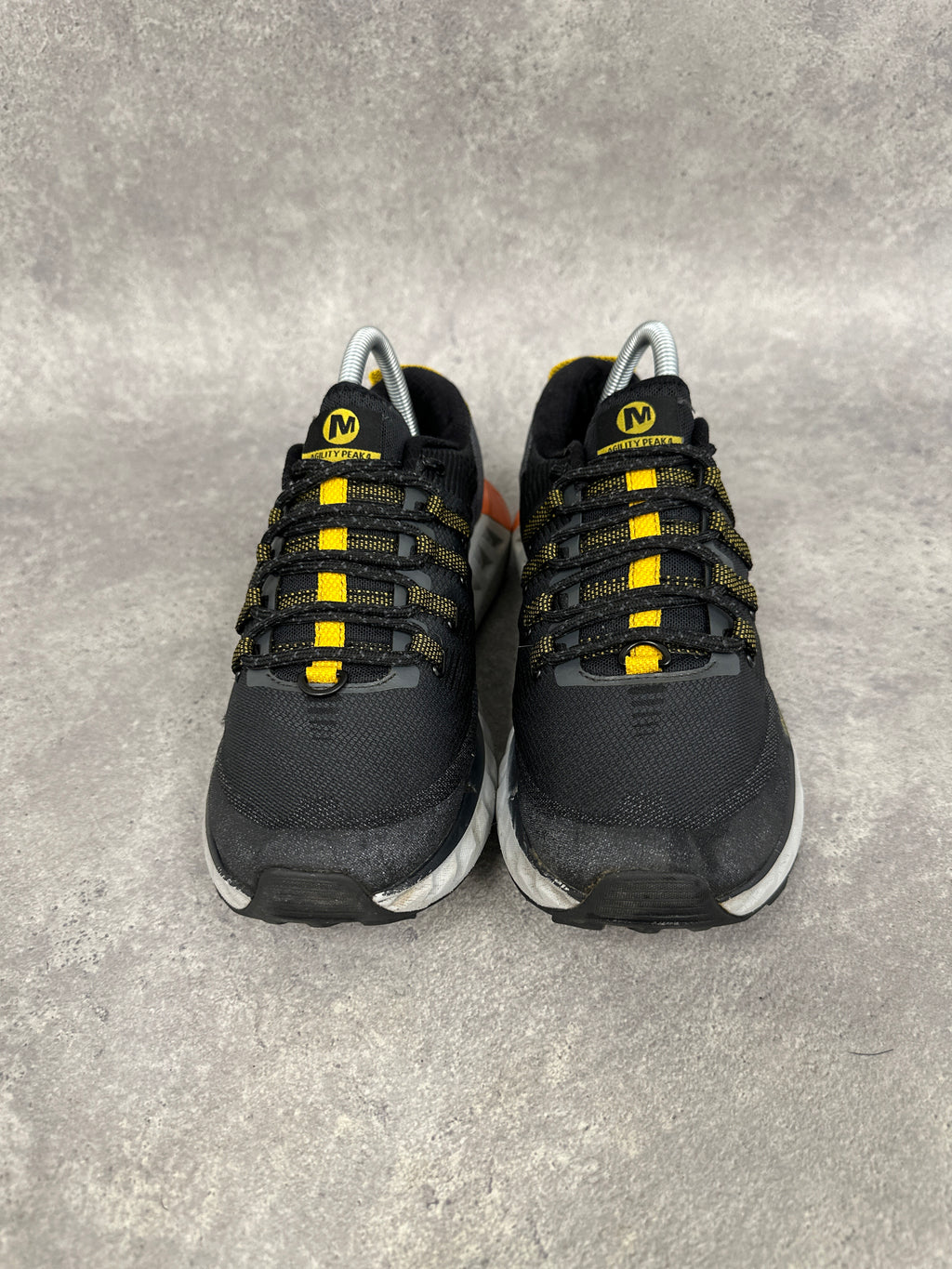 Merrell MTL Long Sky 2 Trail Running Shoes UK 7.5 Black Orange