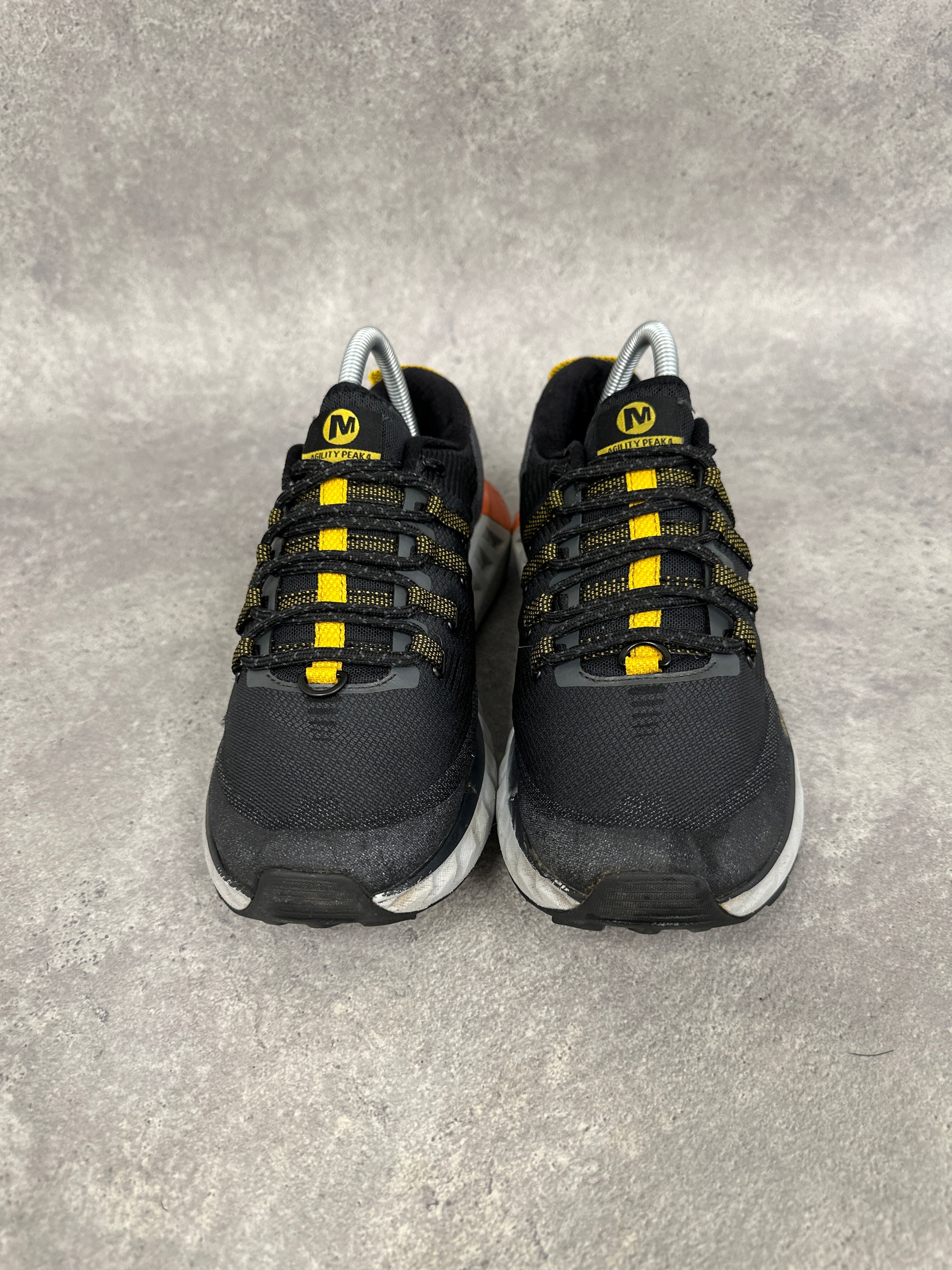Merrell MTL Long Sky 2 Trail Running Shoes UK 7.5 Black Orange