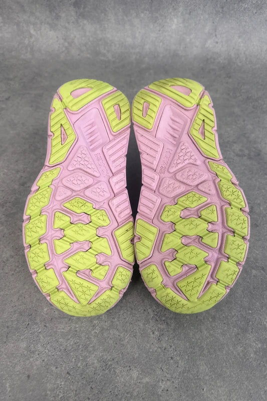 Hoka Arahi 7 Women’s Stability Running Shoes UK 5 Grey Pink Lime