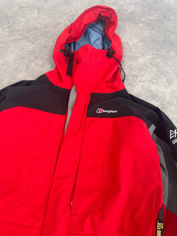 Berghaus Extreme XCR Gore-Tex Waterproof Jacket Men’s M Red Grey Black
