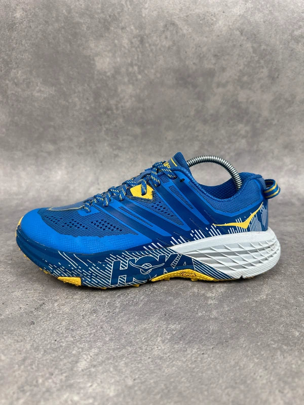 Hoka Speedgoat 3 Women’s Trail Running Shoes UK 6 Blue Yellow