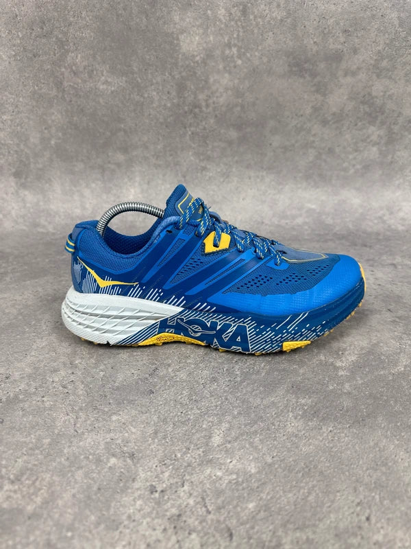 Hoka Speedgoat 3 Women’s Trail Running Shoes UK 6 Blue Yellow