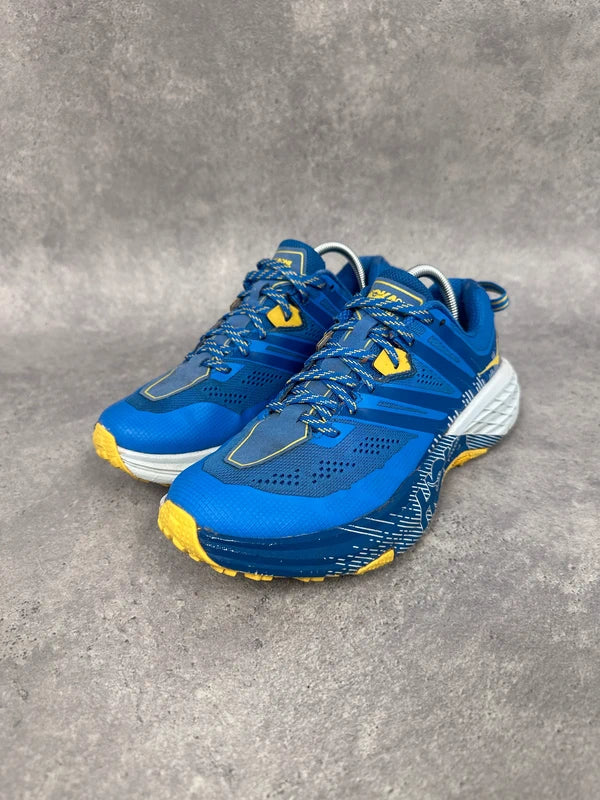 Hoka Speedgoat 3 Women’s Trail Running Shoes UK 6 Blue Yellow