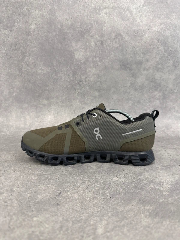 On Cloud Waterproof Men’s Running Shoes UK 7.5 Olive Black