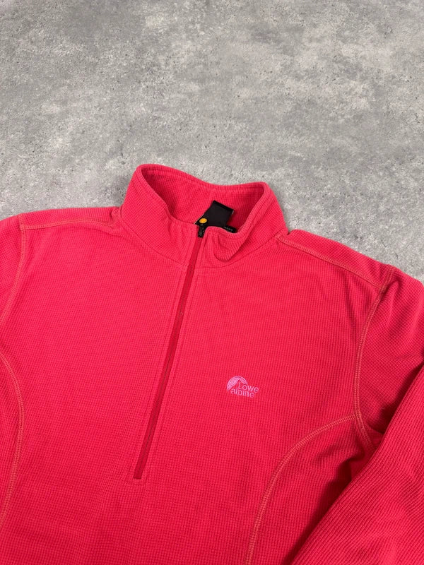 Lowe Alpine Women’s Fleece Quarter Zip Size M Pink