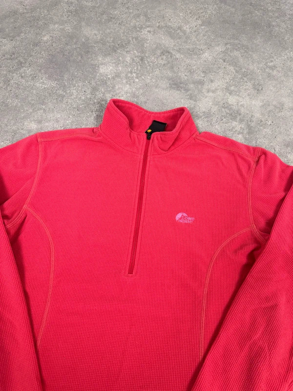 Lowe Alpine Women’s Fleece Quarter Zip Size M Pink
