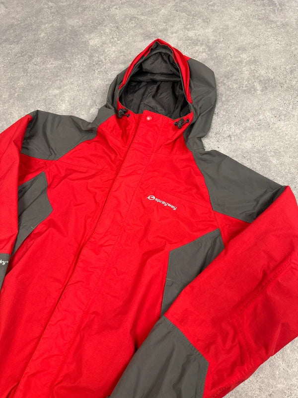 Sprayway Santiago Jacket Men’s Small Red Lightweight Outdoor