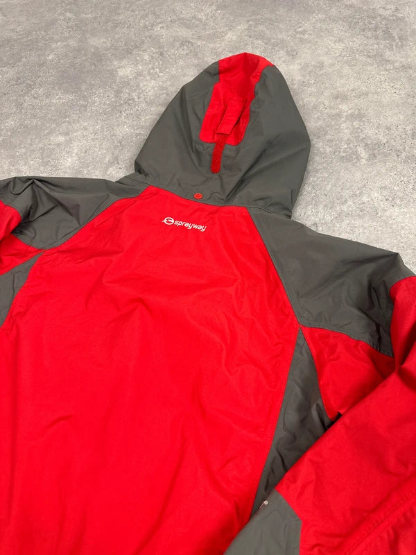Sprayway Santiago Jacket Men’s Small Red Lightweight Outdoor