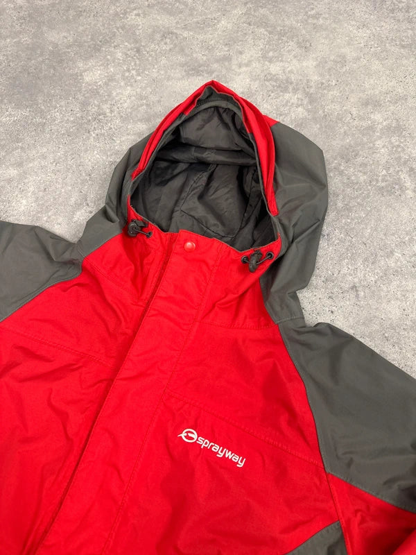 Sprayway Santiago Jacket Men’s Small Red Lightweight Outdoor