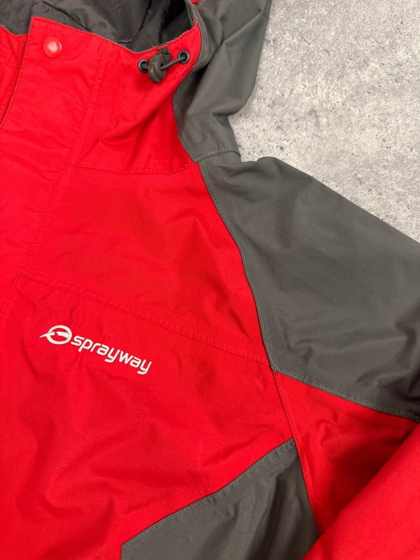 Sprayway Santiago Jacket Men’s Small Red Lightweight Outdoor