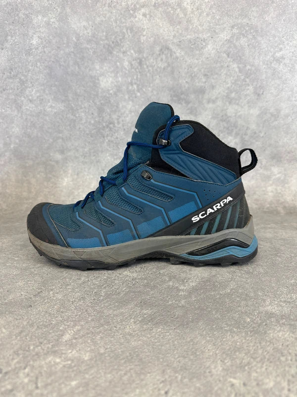 Scarpa Maverick Mid GTX Hiking Boots Men’s UK 9.5 Blue Gore-Tex