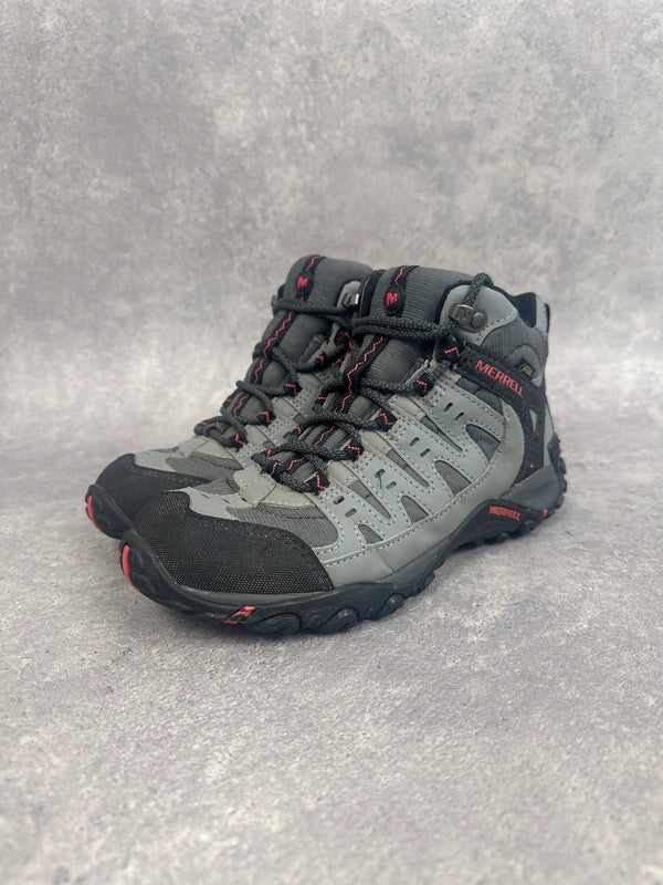 Merrell Gore-Tex Waterproof Hiking Boots Women’s UK 5 Grey Red