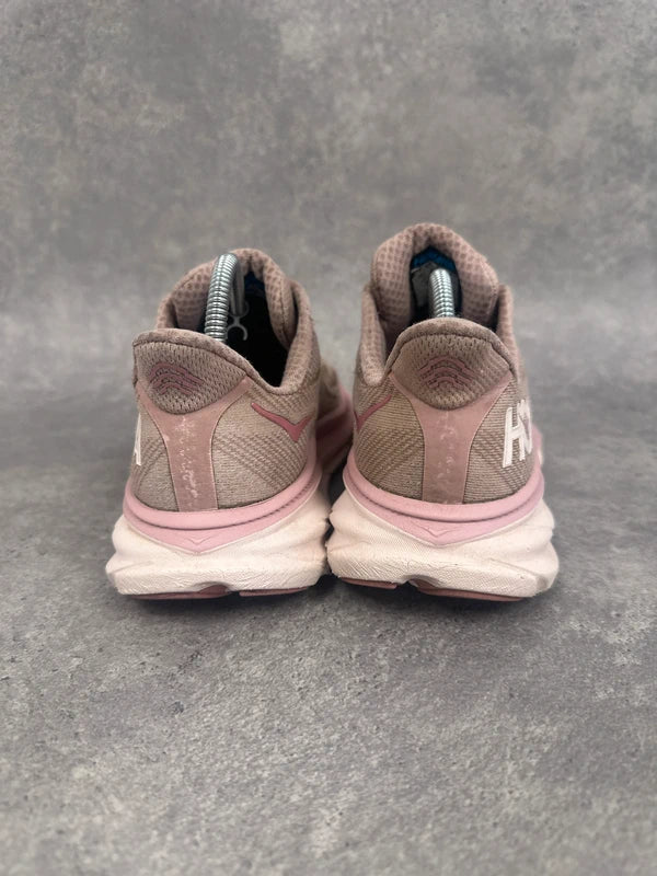 Hoka Clifton 9 Women’s Running Shoes UK 6 Pink Blush