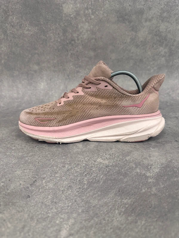 Hoka Clifton 9 Women’s Running Shoes UK 6 Pink Blush