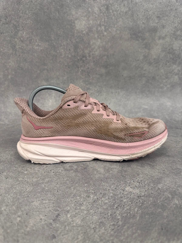 Hoka Clifton 9 Women’s Running Shoes UK 6 Pink Blush