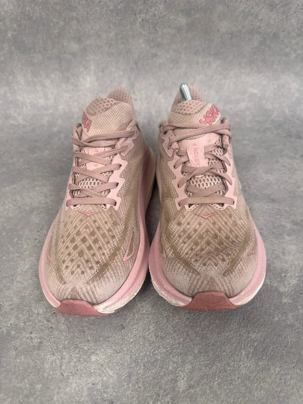 Hoka Clifton 9 Women’s Running Shoes UK 6 Pink Blush