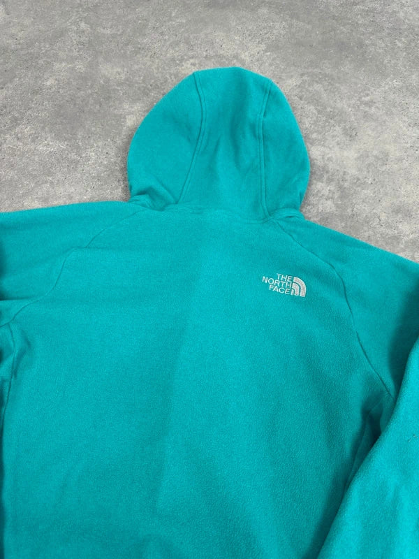 The North Face Fleece Hoodie Women’s Large Teal Green