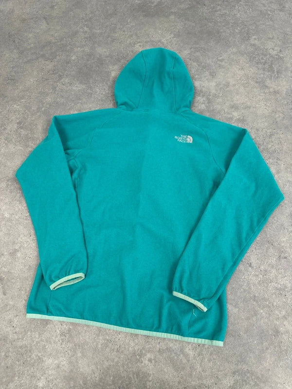 The North Face Fleece Hoodie Women’s Large Teal Green