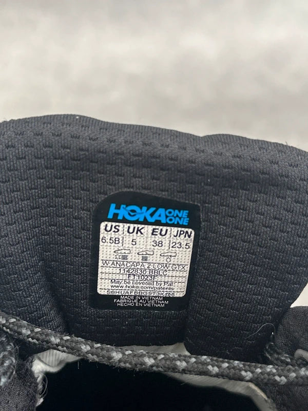 Hoka Anacapa 2 Low GTX Women’s Hiking Shoes UK 5 Black