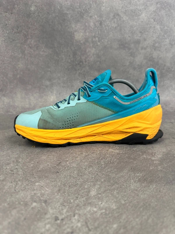 Altra Olympus 5 Men’s Trail Running Shoes UK 9 Blue Yellow Vibram