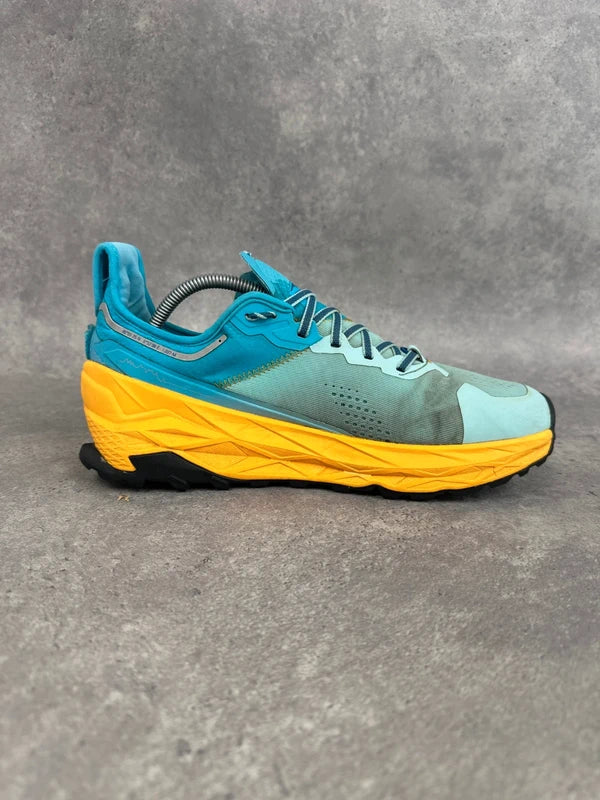 Altra Olympus 5 Men’s Trail Running Shoes UK 9 Blue Yellow Vibram