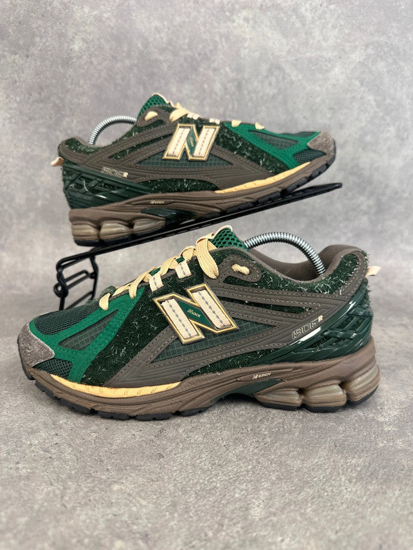 New Balance 1906R Women’s Trainers UK 6 Green Olive Suede Mesh