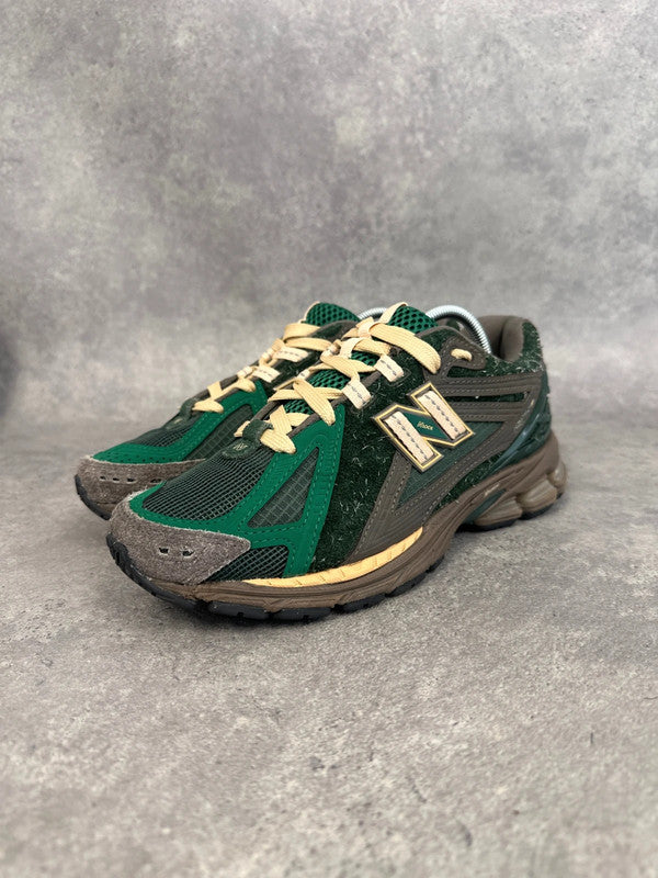 New Balance 1906R Women’s Trainers UK 6 Green Olive Suede Mesh