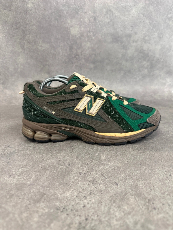 New Balance 1906R Women’s Trainers UK 6 Green Olive Suede Mesh