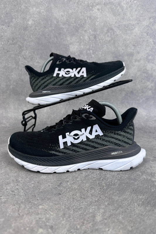 Hoka Mach 5 Women’s Running Shoes UK 3.5 Black White