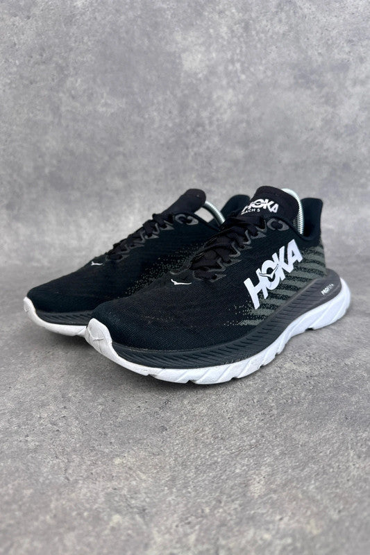 Hoka Mach 5 Women’s Running Shoes UK 3.5 Black White