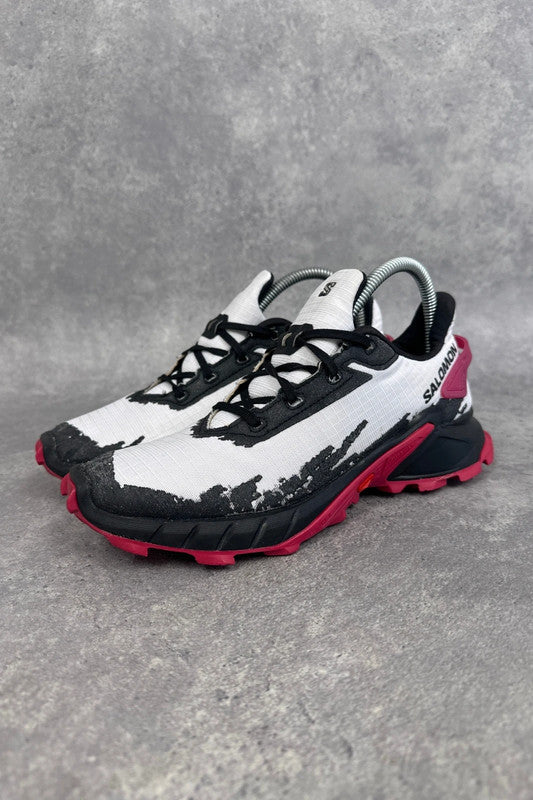 Salomon Alphacross 4 Women’s Trail Running Shoes UK 5.5 White Pink Black