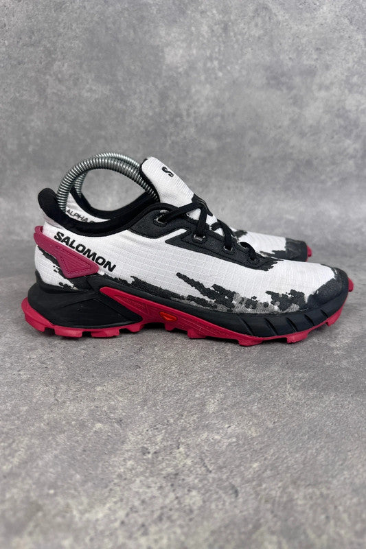 Salomon Alphacross 4 Women’s Trail Running Shoes UK 5.5 White Pink Black