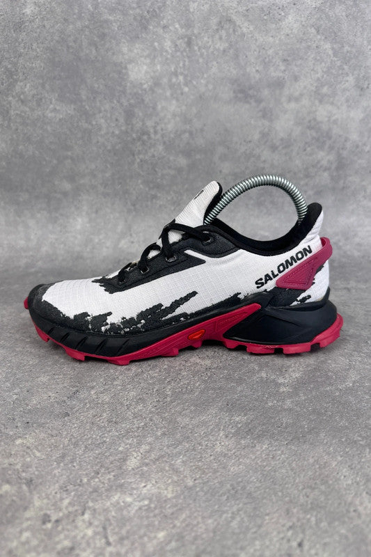 Salomon Alphacross 4 Women’s Trail Running Shoes UK 5.5 White Pink Black