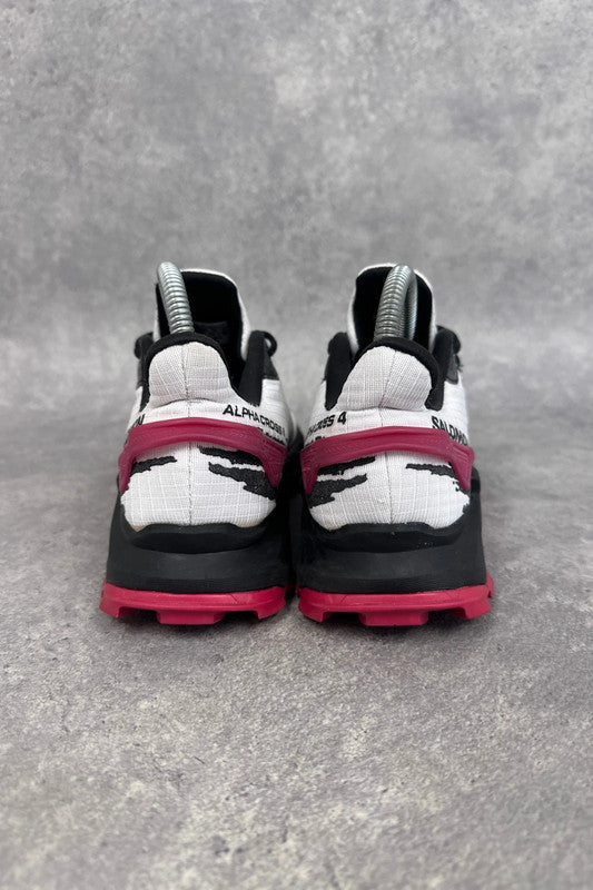 Salomon Alphacross 4 Women’s Trail Running Shoes UK 5.5 White Pink Black