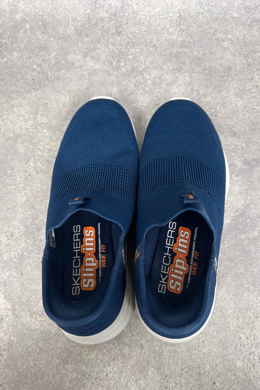 Skechers Slip-ins Women’s Trainers UK 7 Navy Blue Hands-Free Comfort
